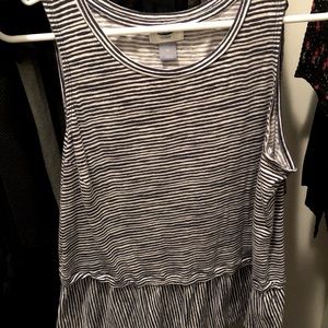 Tank Top with Accent Ruffles